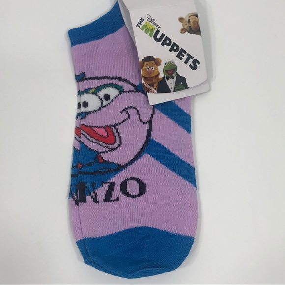 THE MUPPETS “Gonzo” Footie Socks Sz. 5-10 NEW - Picture 1 of 7